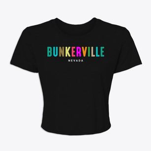Bunkerville Nevada Color Pop Women's Crop Top