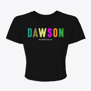 Dawson Minnesota Color Pop Women's Crop Top