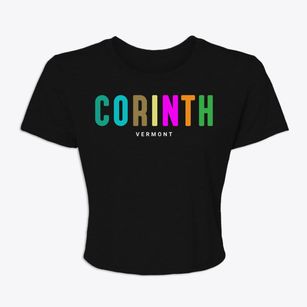 Corinth Vermont Color Pop Women's Crop Top