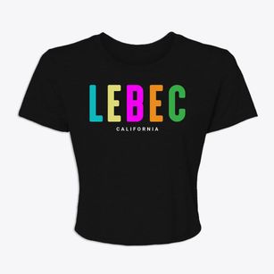 Lebec California Color Pop Women's Crop Top
