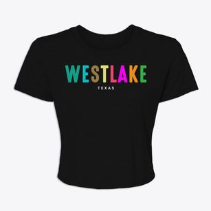 Westlake Texas Color Pop Women's Crop Top