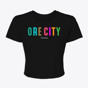 Ore City Texas Color Pop Women's Crop Top