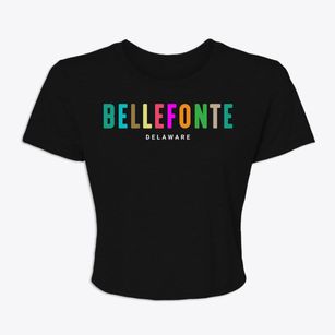 Bellefonte Delaware Color Pop Women's Crop Top