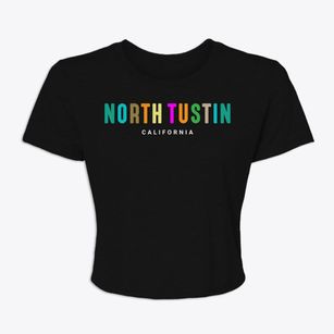 North Tustin California Color Pop Women's Crop Top