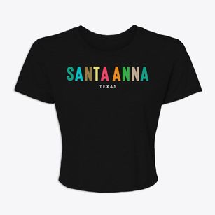 Santa Anna Texas Color Pop Women's Crop Top
