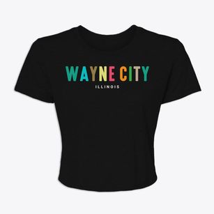 Wayne City Illinois Color Pop Women's Crop Top