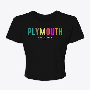 Plymouth California Color Pop Women's Crop Top