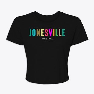 Jonesville Virginia Color Pop Women's Crop Top
