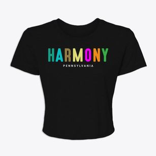 Harmony Pennsylvania Color Pop Women's Crop Top