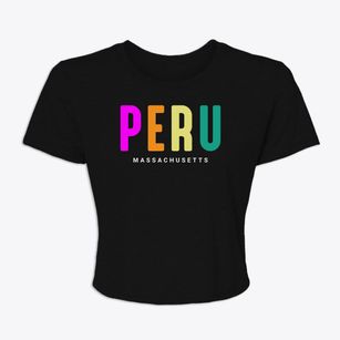 Peru Massachusetts Color Pop Women's Crop Top