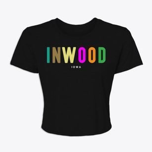 Inwood Iowa Color Pop Women's Crop Top