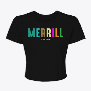 Merrill Oregon Color Pop Women's Crop Top