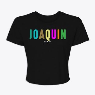 Joaquin Texas Color Pop Women's Crop Top
