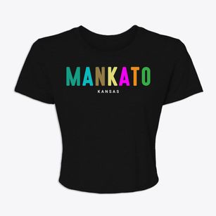 Mankato Kansas Color Pop Women's Crop Top