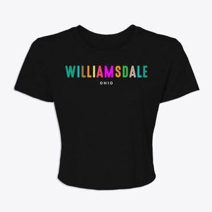 Williamsdale Ohio Color Pop Women's Crop Top
