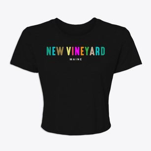 New Vineyard Maine Color Pop Women's Crop Top