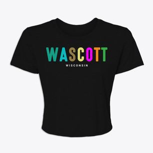 Wascott Wisconsin Color Pop Women's Crop Top
