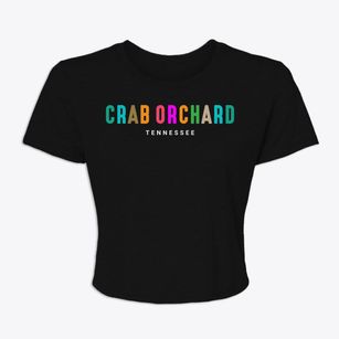 Crab Orchard Tennessee Color Pop Women's Crop Top