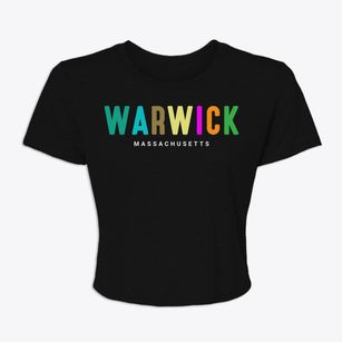 Warwick Massachusetts Color Pop Women's Crop Top