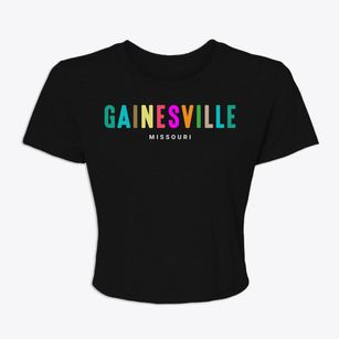 Gainesville Missouri Color Pop Women's Crop Top