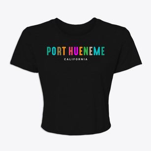 Port Hueneme California Color Pop Women's Crop Top