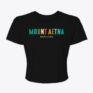 Mount Aetna Maryland Color Pop Women's Crop Top