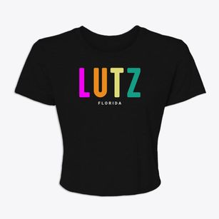 Lutz Florida Color Pop Women's Crop Top