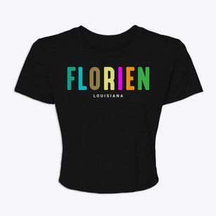 Florien Louisiana Color Pop Women's Crop Top