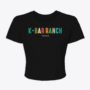 K-bar Ranch Texas Color Pop Women's Crop Top