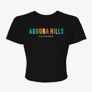 Agoura Hills California Color Pop Women's Crop Top