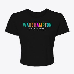 Wade Hampton South Carolina Color Pop Women's Crop Top