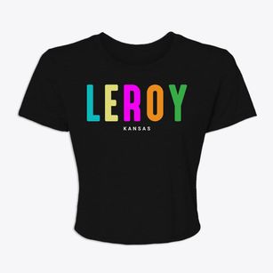 Leroy Kansas Color Pop Women's Crop Top