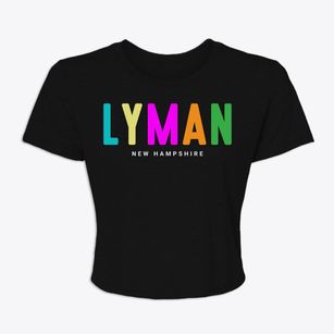 Lyman New Hampshire Color Pop Women's Crop Top