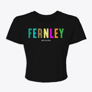Fernley Nevada Color Pop Women's Crop Top