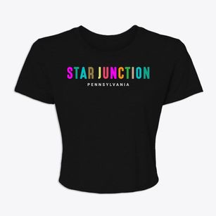 Star Junction Pennsylvania Color Pop Women's Crop Top