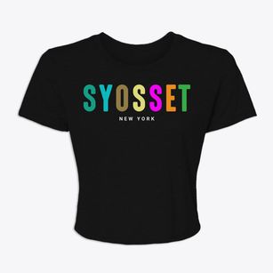 Syosset New York Color Pop Women's Crop Top
