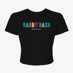 Rabbit Hash Kentucky Color Pop Women's Crop Top