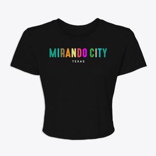 Mirando City Texas Color Pop Women's Crop Top