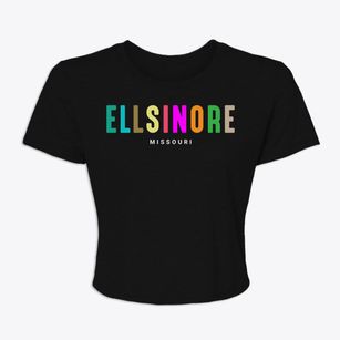 Ellsinore Missouri Color Pop Women's Crop Top