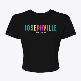 Josephville Missouri Color Pop Women's Crop Top