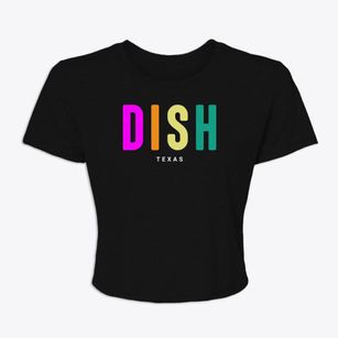 Dish Texas Color Pop Women's Crop Top
