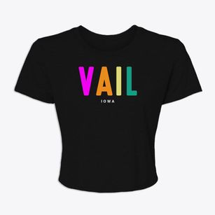 Vail Iowa Color Pop Women's Crop Top