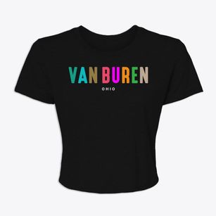 Van Buren Ohio Color Pop Women's Crop Top