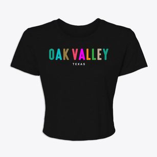 Oak Valley Texas Color Pop Women's Crop Top