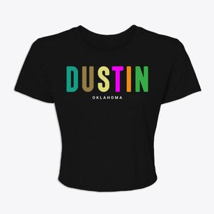 Dustin Oklahoma Color Pop Women's Crop Top