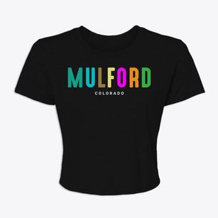 Mulford Colorado Color Pop Women's Crop Top