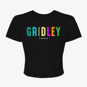 Gridley Kansas Color Pop Women's Crop Top