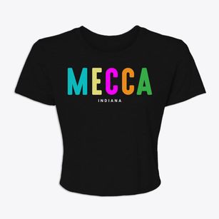 Mecca Indiana Color Pop Women's Crop Top