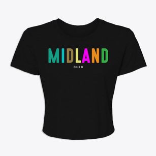 Midland Ohio Color Pop Women's Crop Top