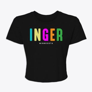Inger Minnesota Color Pop Women's Crop Top